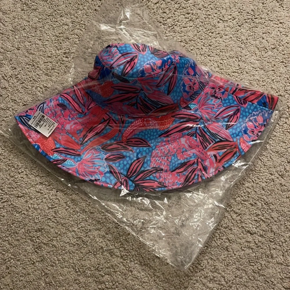 Lilly Pulitzer Sun Hat - Ruby Red Wild Times Accessories